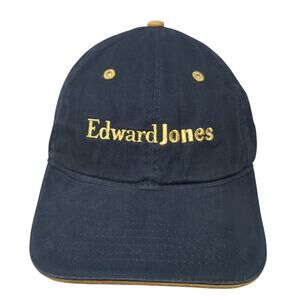 Edward Jones Slideback Baseball Cap Blue OS Adjustable Embroidered The Cozy